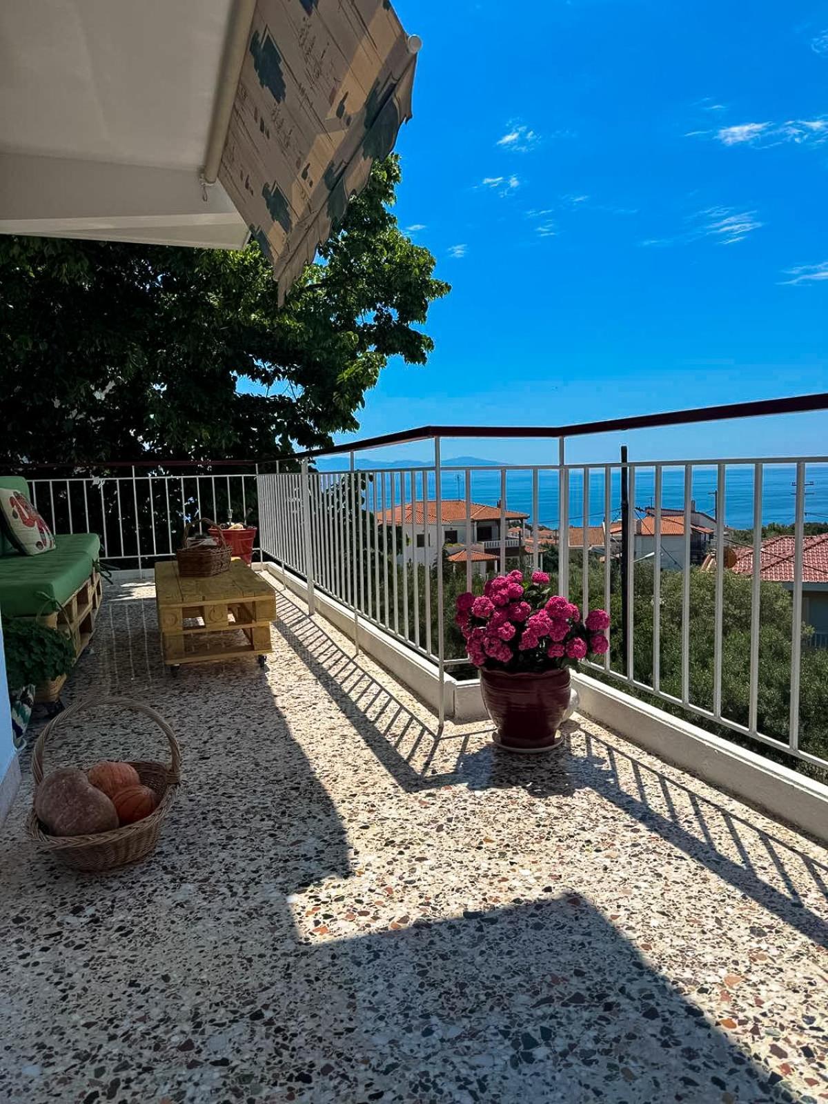 Mimoza'S Sea View Apartment PalaiónTsiflíkion Exterior foto